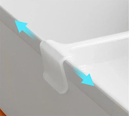 Adjustable Refrigerator Storage Divider Clips