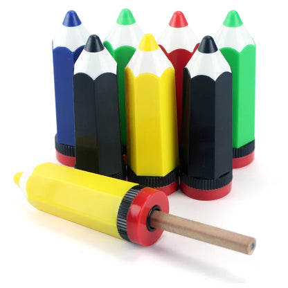 Pencil Sharpener Creative Cartoon Pencil-Shaped Single-Hole Color Sharpener Office School Supply Artistic Stationery