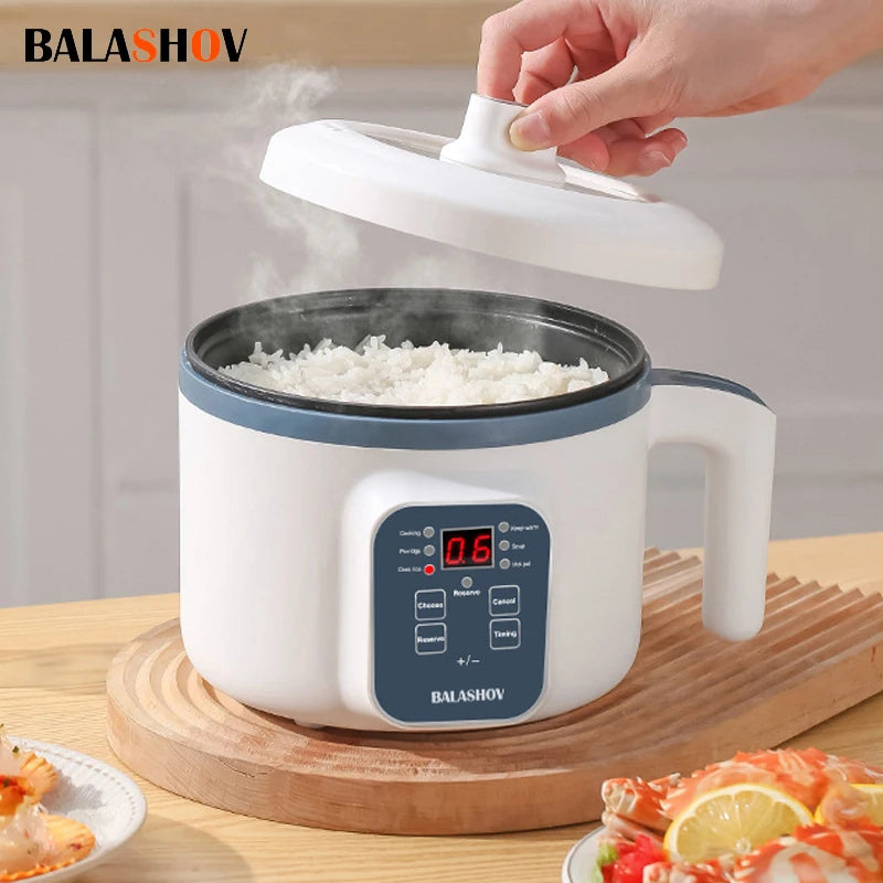 Compact Electric Rice Cooker & Food Steamer