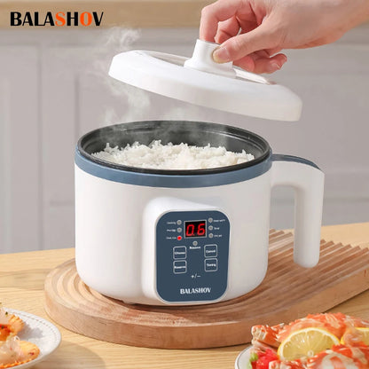 Compact Electric Rice Cooker & Food Steamer