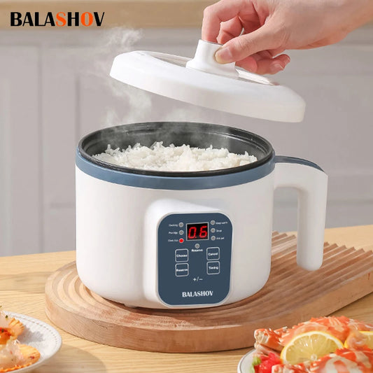Compact Electric Rice Cooker & Food Steamer