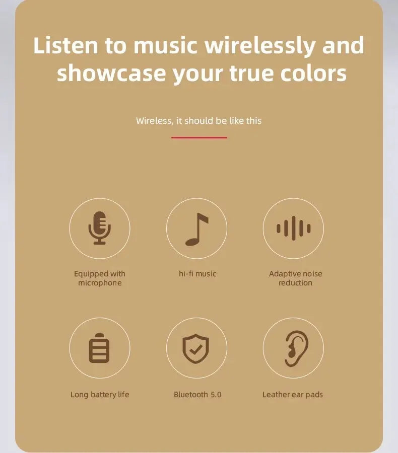 P47 Wireless Bluetooth Foldable Headphones