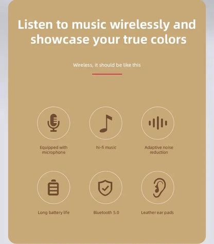 P47 Wireless Bluetooth Foldable Headphones