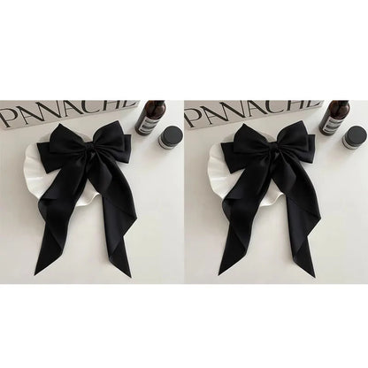 Korean Satin Bowknot Hair Clip