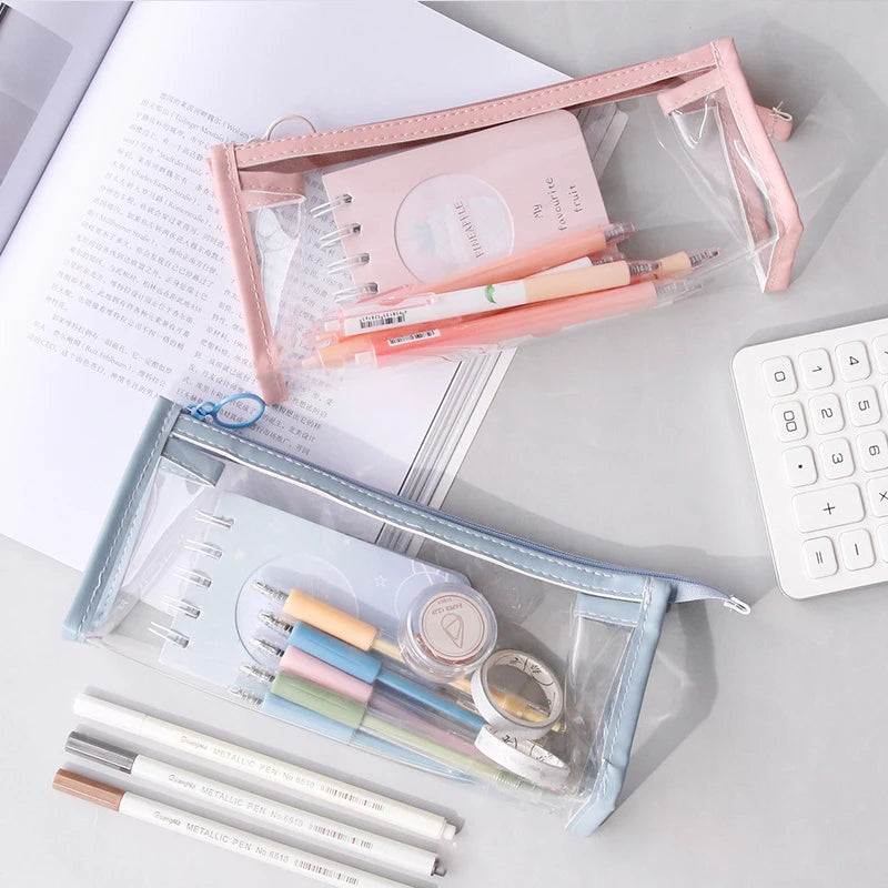 Transparent Large Capacity Pencil Case