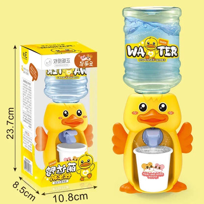 Cartoon Mini Water Cooler with Cup & Bottle