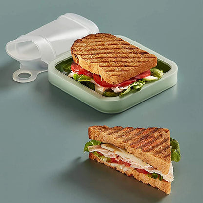 Reusable Bento Sandwich Container with Carry Handle