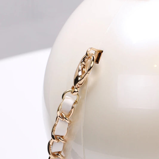 Pearl Sphere Evening Clutch Bag