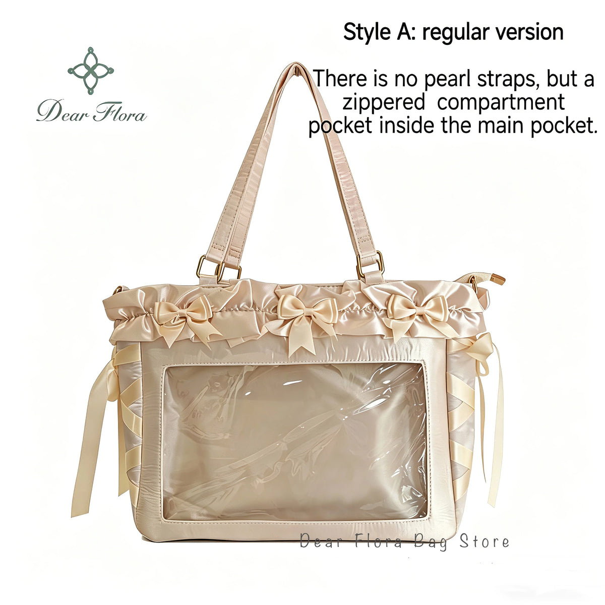 Y2K Bow Satin Crossbody Tote Bag