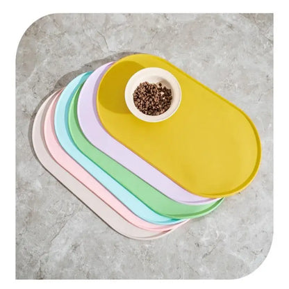 Non-Slip Waterproof Pet Feeding Mat for Cats & Dogs