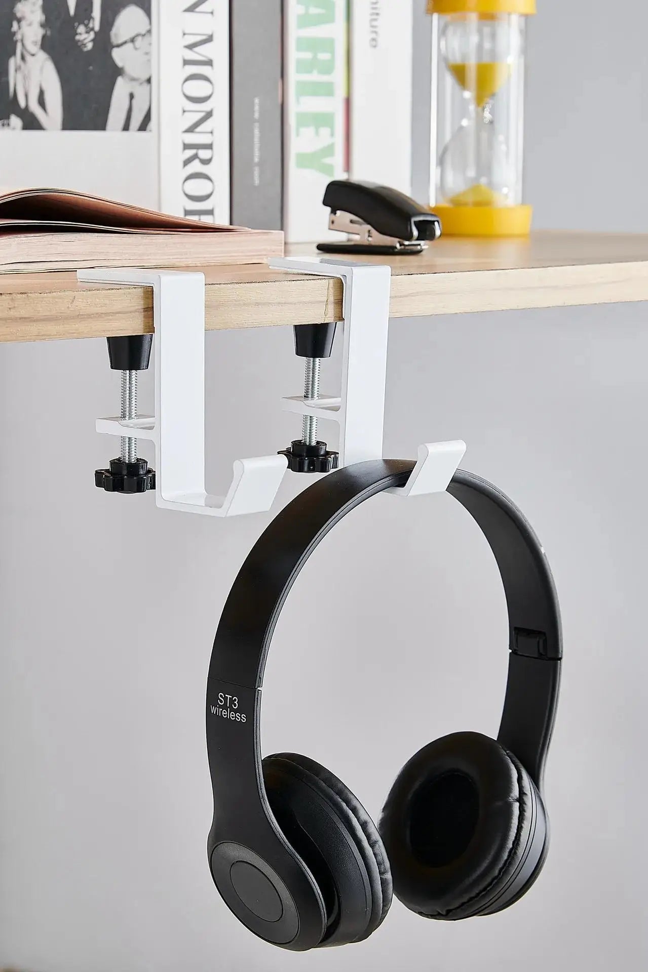 Adjustable Under-Desk Storage Hook