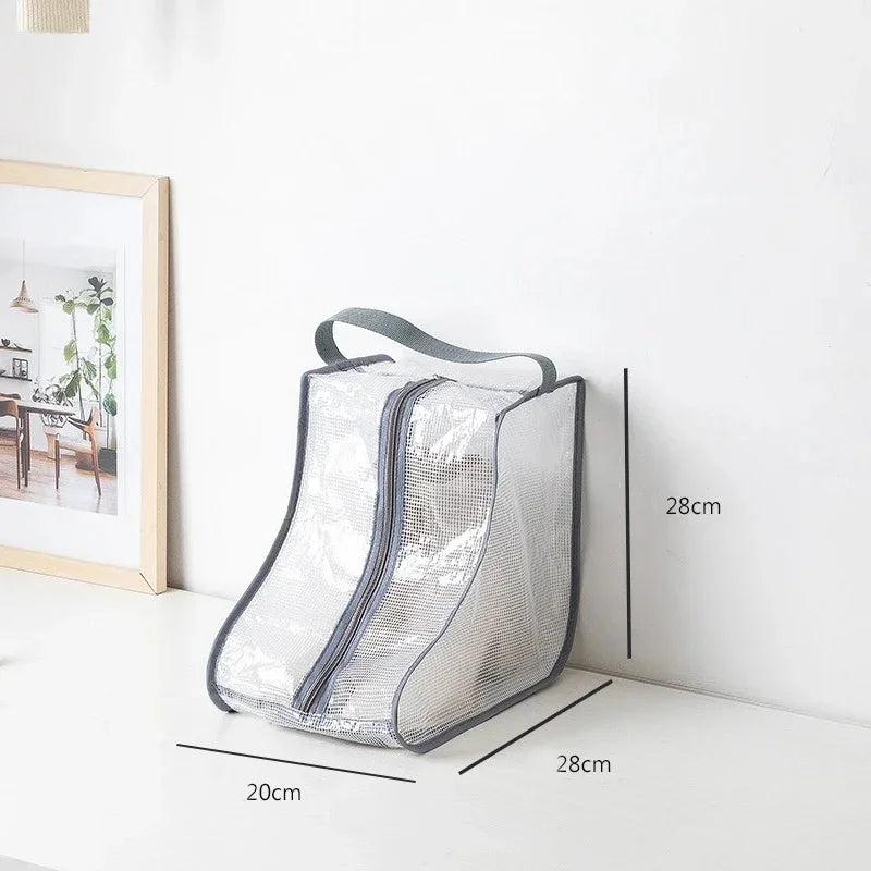 Long Boot & Shoe Storage Bag with Zipper