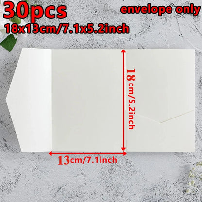 Premium 250g Green Invitation Envelopes
