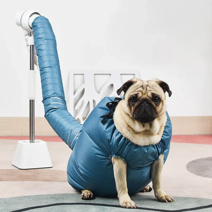 Portable Folding Pet Hair Drying Bag for Dogs & Cats