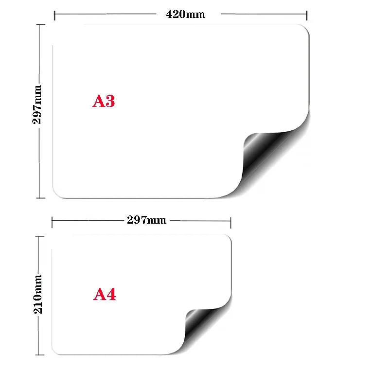 Magnetic Dry Erase Whiteboard for Fridge
