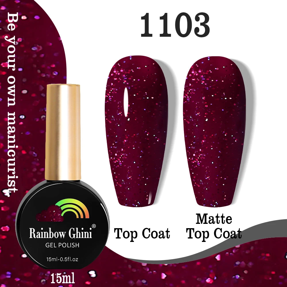 Rainbow Ghini 15ML HEMA & TPO Free Gel Nail Polish