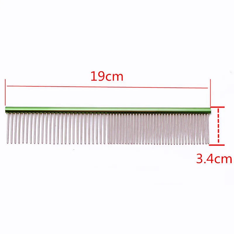 Stainless Steel Pet Grooming Comb for Dogs & Cats