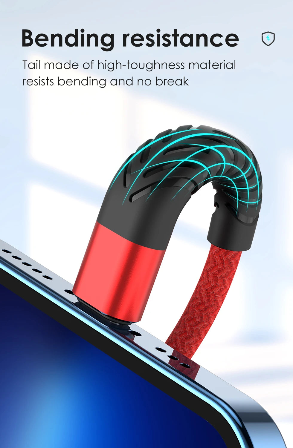 USB-A to Lightning Fast Charging Cable