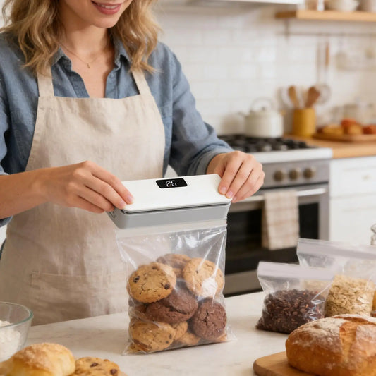 Rechargeable Mini Bag Sealer with Cutter