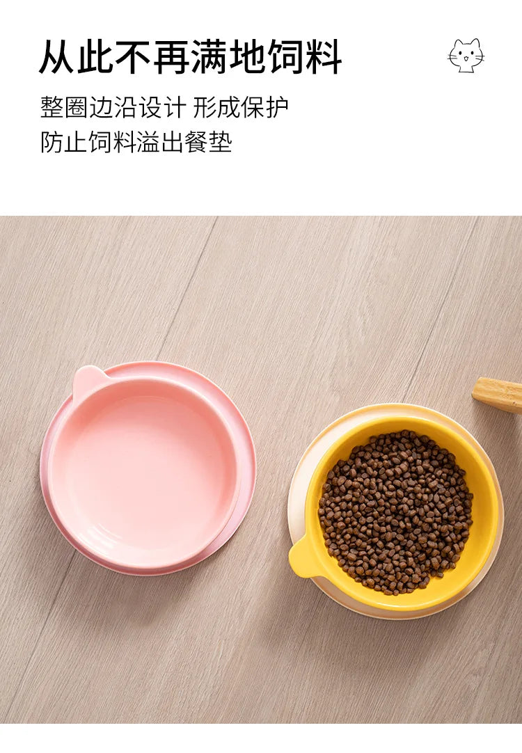 Waterproof Non-Slip Pet Bowl Mat for Dogs & Cats
