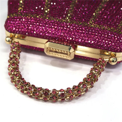 Luxury Rhinestone Evening Clutch Bag