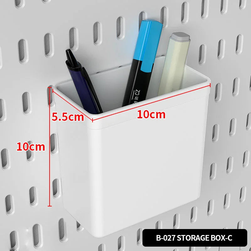 Adjustable Desktop Pegboard Organizer