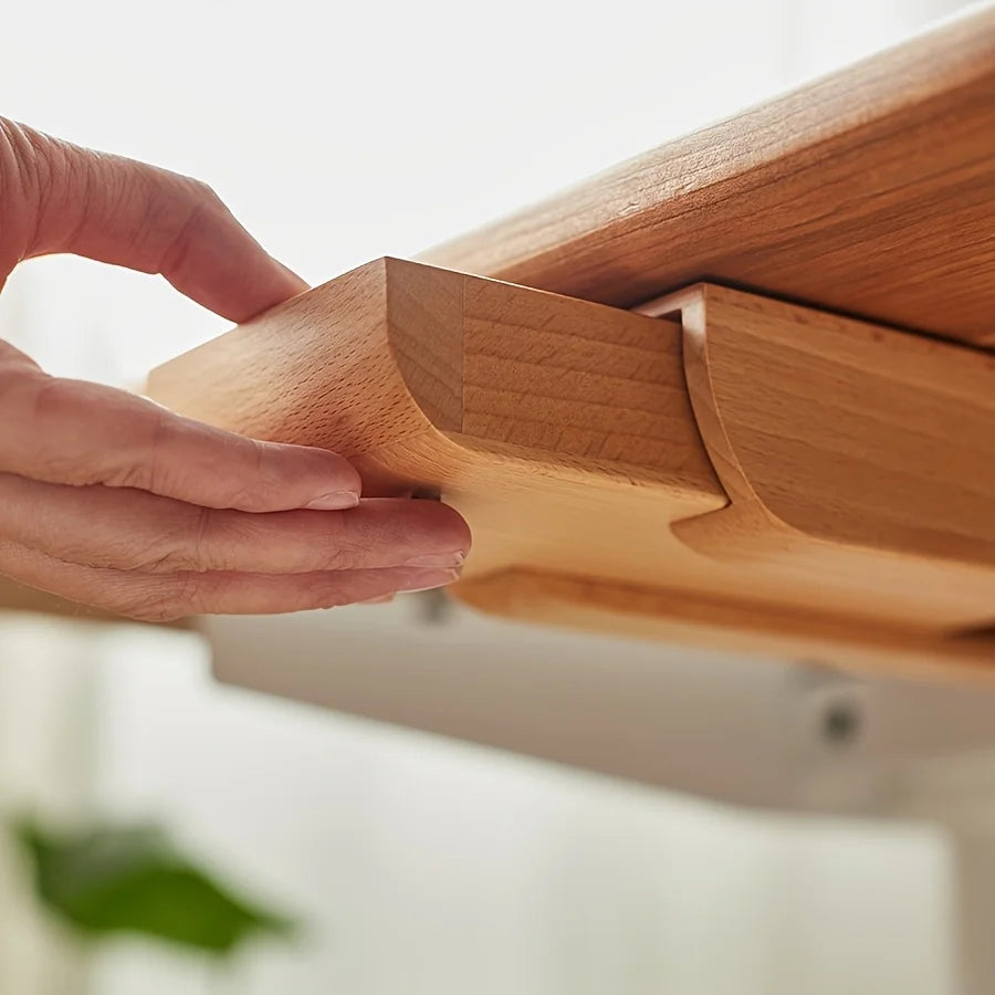Wooden Under-Desk Drawer Organizer