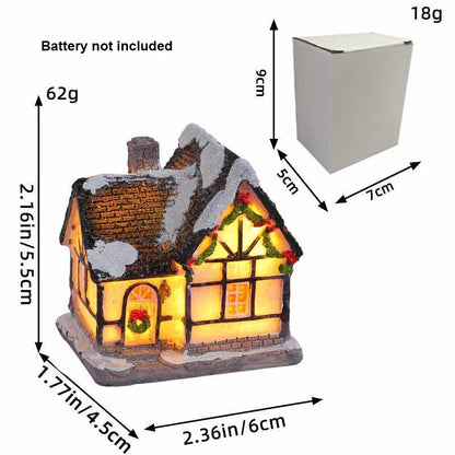 LED Christmas Village House Ornament