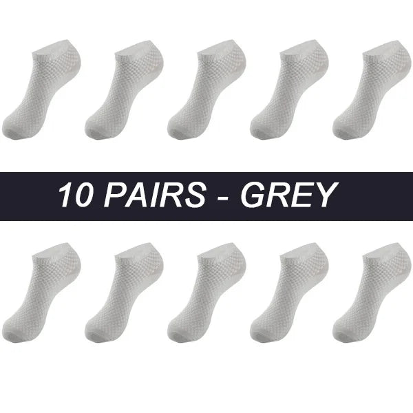 Men’s Bamboo Fiber Socks 10 Pairs