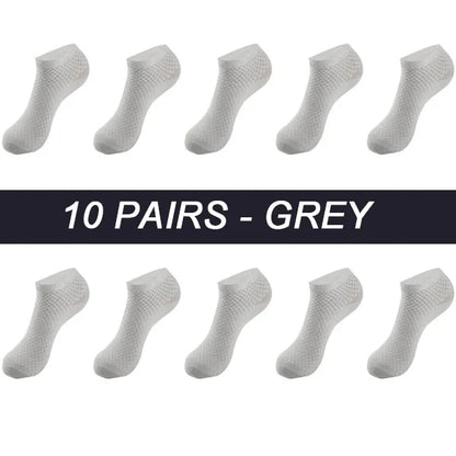 Men’s Bamboo Fiber Socks 10 Pairs