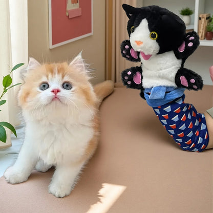 Interactive Cat Wrestling Puppet Toy