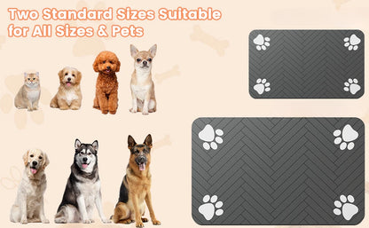 Absorbent Waterproof Food & Water Bowl Placemat