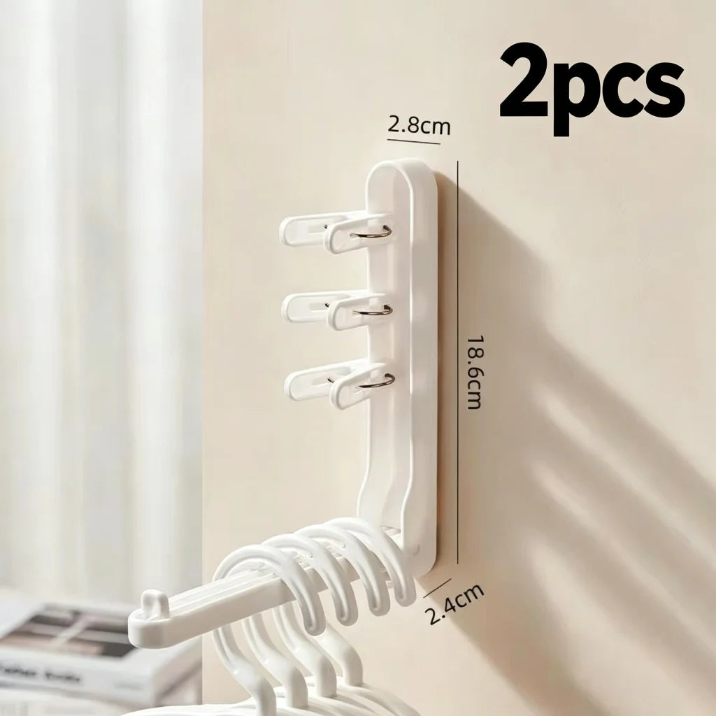 Space-Saving Foldable Clothes Hanger Organizer