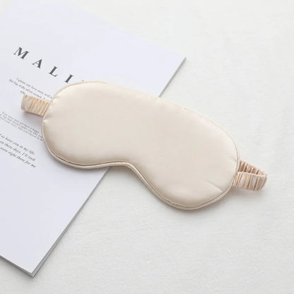 Imitation Silk Sleep Eye Mask, Light-Blocking Soft Eyeshade