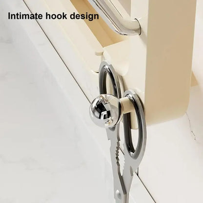 Wall-Mounted Pot Lid Organizer Rack