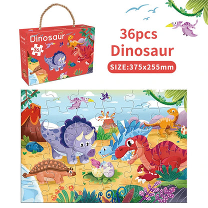 36pcs Carrying Jigsaw Puzzle