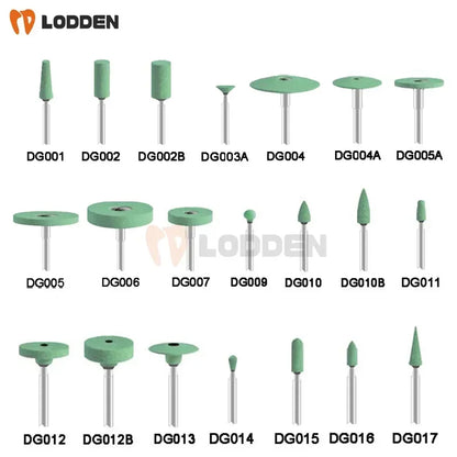 Dental Ceramic Diamond Polishing Burs Set