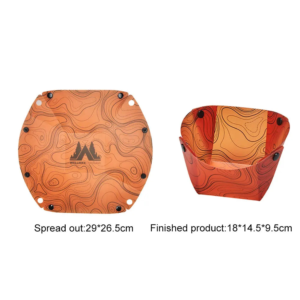 Lightweight Folding Outdoor Tableware Set