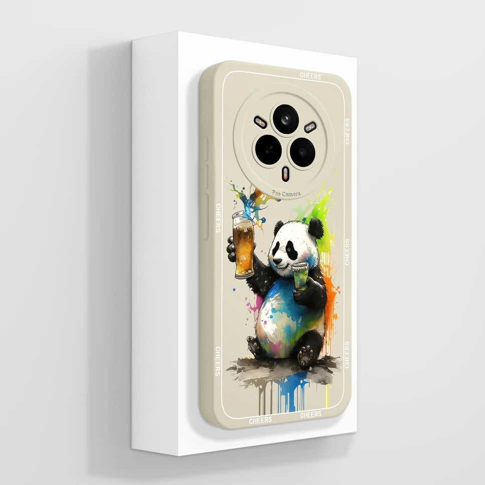 Cute Floral Silicone Case for Realme 14 Pro Series
