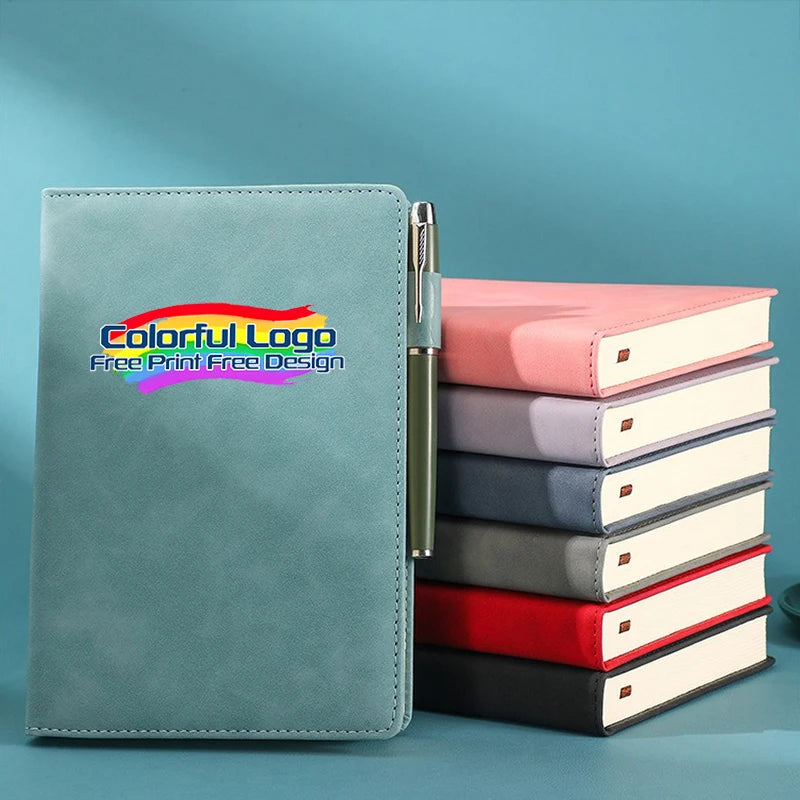 Customisable PU Leather Business Notebook