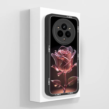 Cute Floral Silicone Case for Realme 14 Pro Series