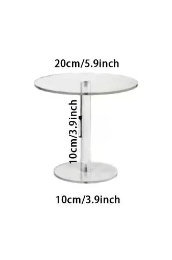 Clear Acrylic Cake & Dessert Display Stand