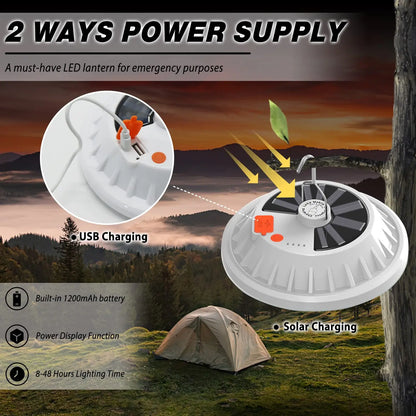 Solar Rechargeable Camping Lantern