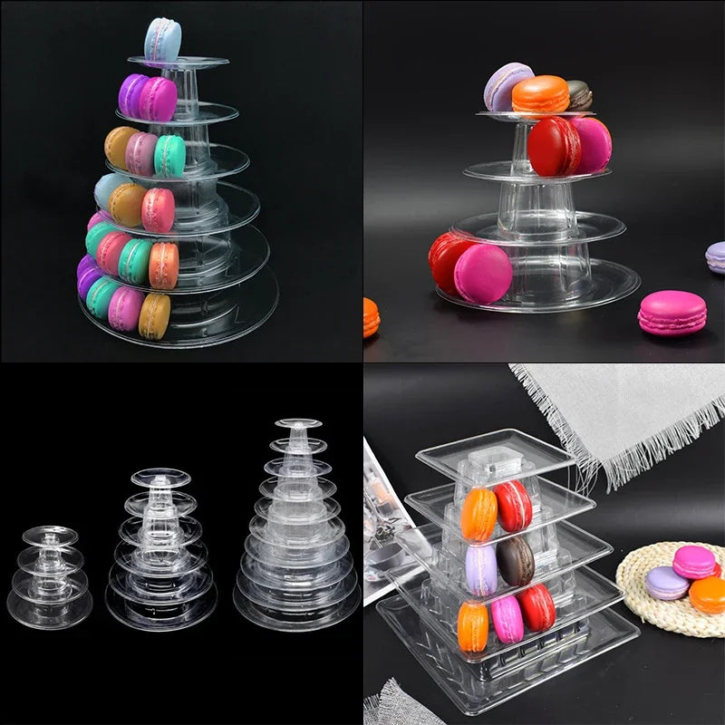 Multi-Tier Macaron Display Stand Tower