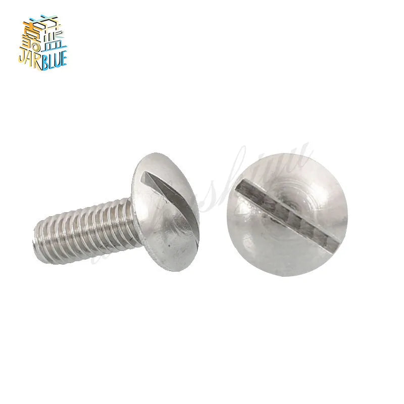 304 Stainless Steel Oversize Slotted Truss Head Screws M2–M6