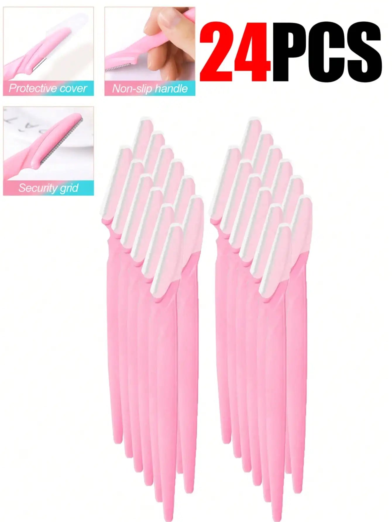 Precision Eyebrow Razor Set with Storage Case