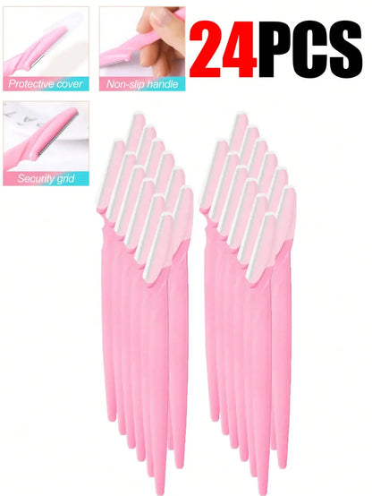 Precision Eyebrow Razor Set with Storage Case
