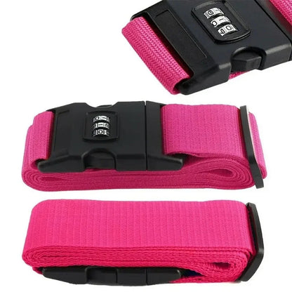 Adjustable TSA-Style Luggage Security Strap