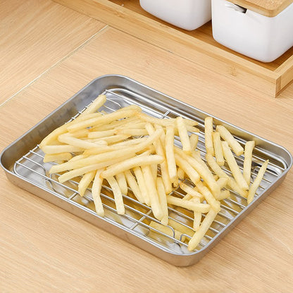 Willstar Baking Sheet Pan & Cooling Rack Set for Oven Cooking
