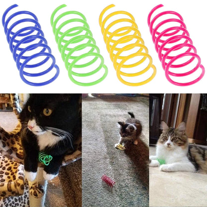 Cat Spring Toys – Colorful Interactive Coil Toys for Kittens